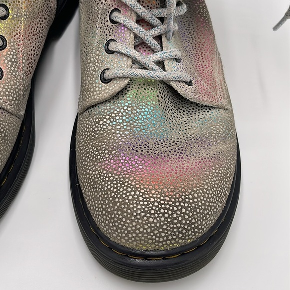 Dr. Martens 1460 Pascal Sparkle Iridescent Suede Boots - EU 36 (US Women’s 5) - Picture 12 of 13